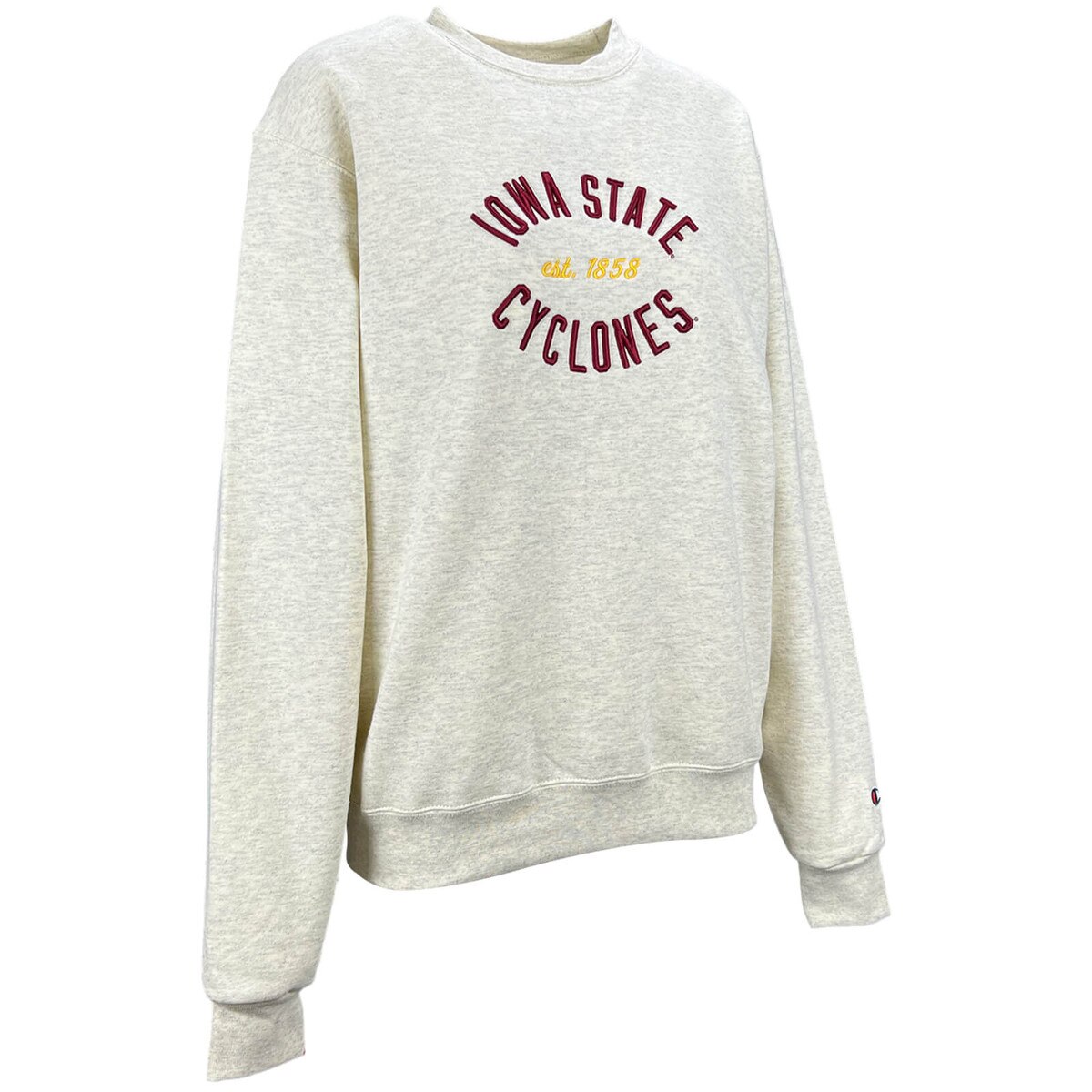 Champion® Iowa State 1858 Oatmeal Crewneck